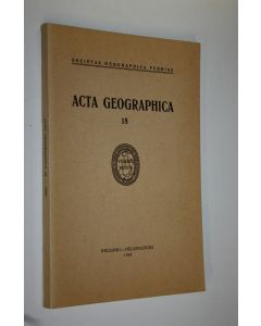käytetty kirja Acta geographica 18