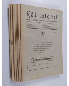 käytetty teos Kätilölehti  1-9 ja 11-12/1944 (puuttuu nro 10)