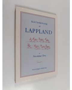 Kirjailijan Nicolaus Örn käytetty kirja Kort beskrivning av Lappland