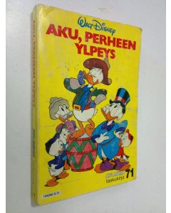 Kirjailijan Walt Disney käytetty kirja Aku, perheen ylpeys