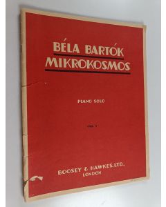 käytetty teos Béla Bartók mikrokosmos piano solo Vol. V