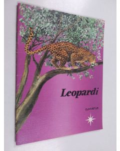 käytetty teos Leopardi