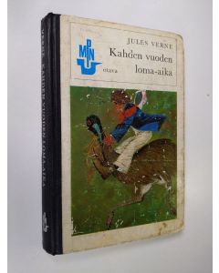 Kirjailijan Jules Verne käytetty kirja Kahden vuoden loma-aika