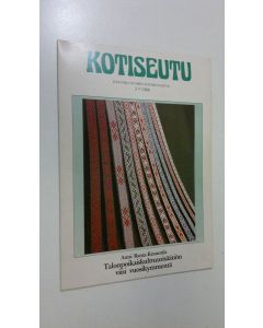 käytetty kirja Kotiseutu 2/1988 : Suomen kotiseutututkimuksen äänenkannattaja