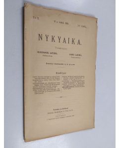 käytetty kirja Nykyaika 9/1898