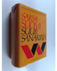 Kirjailijan Lauri Hirvensalo käytetty kirja Saksa-suomi suursanakirja = Grosswörterbuch deutsch-finnisch