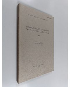 Kirjailijan Lars Fagerström käytetty kirja Memoranda Societatis pro fauna et flora Fennica 49