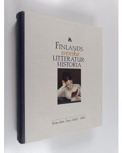 Kirjailijan Johan Wrede käytetty kirja Finlands svenska litteraturhistoria Första delen, Åren 1400-1900