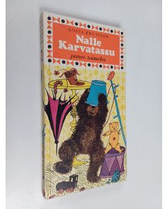 Kirjailijan Gösta Knutsson käytetty kirja Nalle Karvatassu panee toimeksi