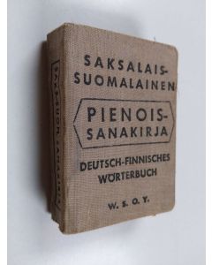 Kirjailijan Elna Renkonen & Walter Olof käytetty kirja Saksalais-suomalainen pienois-sanakirja