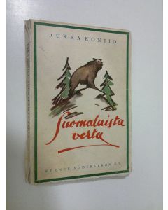 Kirjailijan Jukka Kontio käytetty kirja Suomalaista verta
