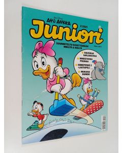 Kirjailijan Walt Disney käytetty teos Aku Ankka juniori 2/2021