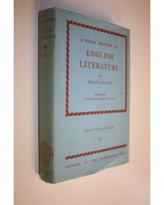 Kirjailijan Emile Ym. Legouis käytetty kirja A Short History of English Literature