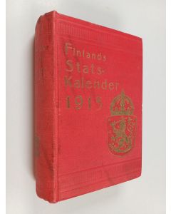 käytetty kirja Finlands statskalender för året 1915