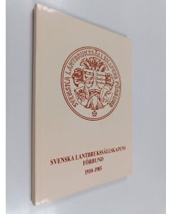 Kirjailijan Lars Zilliacus käytetty kirja Svenska lantbrukssällskapens förbund 1910-1985