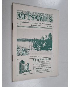 käytetty teos Metsämies1/1931