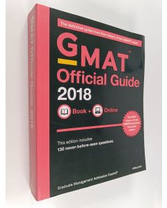 Tekijän GMAC  käytetty kirja GMAT Official Guide 2018 : Book + Online