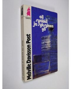 Kirjailijan Melville Davisson Post käytetty kirja Oli synkkä ja syksyinen yö