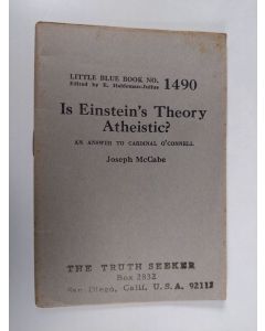 Kirjailijan Joseph McCabe käytetty teos Is Einstein's Theory Atheistic?