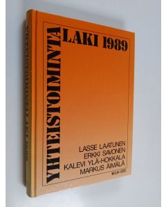 Kirjailijan Lasse Laatunen käytetty kirja Yhteistoimintalaki 1989