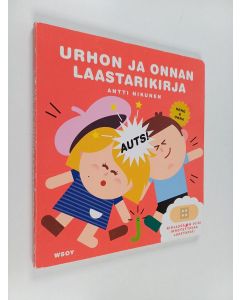 Kirjailijan Antti Nikunen käytetty kirja Urhon ja Onnan laastarikirja