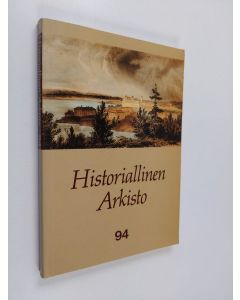 Kirjailijan Jouko Aho käytetty kirja Historiallinen arkisto 94 : Kamarioppineita ja laboratoriopsykologeja