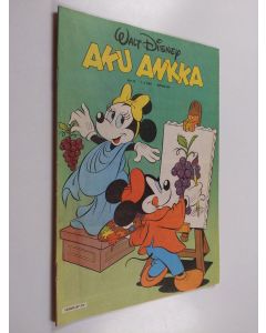 Kirjailijan Walt Disney käytetty teos Aku Ankka 13/1987