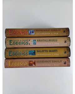 Kirjailijan David Eddings käytetty kirja Unennäkijät 1-4 : Vanhemmat jumalat ; Salattu mahti ; Kristallikuilu ; Nuoremmat jumalat