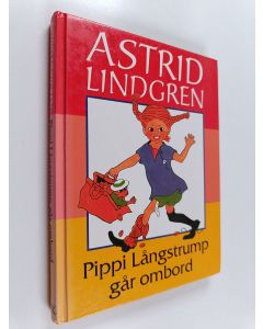 Kirjailijan Astrid Lindgren käytetty kirja Pippi Långstrump går ombord