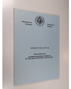 Kirjailijan Anna-Liisa Leino käytetty teos Learning process in terms of styles and strategies : case studies