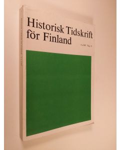 käytetty kirja Historisk tidskrift för Finland : 3/1987