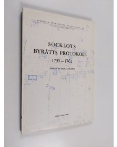 Kirjailijan Socklot, Finland. Byrätten käytetty kirja Socklots byrätts protokoll 1751-1761