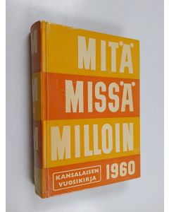 käytetty kirja Mitä missä milloin 1960