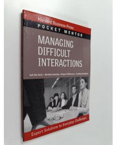 käytetty kirja Managing Difficult Interactions