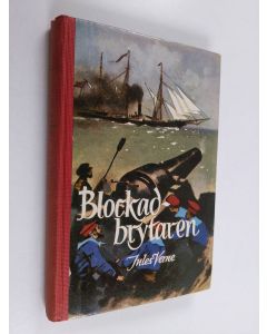 Kirjailijan Jules Verne käytetty kirja Blockadbrytaren