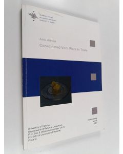 Kirjailijan Anu Airola käytetty kirja Coordinated Verb Pairs in Texts