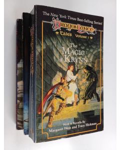 Kirjailijan Margaret Weis käytetty kirja Tales 1-3 : The magic of Krynn ; Kender, Gully dwarves, and gnomes ; Love and war