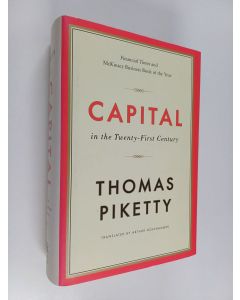 Kirjailijan Thomas Piketty käytetty kirja Capital in the twenty-first century