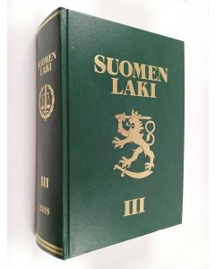 käytetty kirja Suomen laki 2018, 3