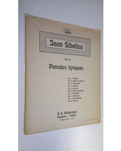 Tekijän Jean Sibelius  käytetty kirja op. 40 Pensees lyriques - berceuse