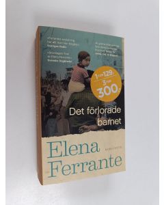 Kirjailijan Elena Ferrante käytetty kirja Det förlorade barnet : bok 4 : medelålder och åldrande