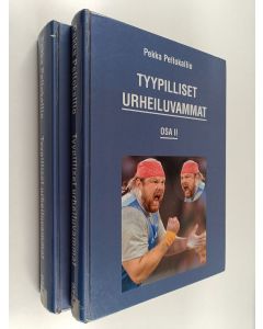 Kirjailijan Pekka Peltokallio käytetty kirja Tyypilliset urheiluvammat 1-2