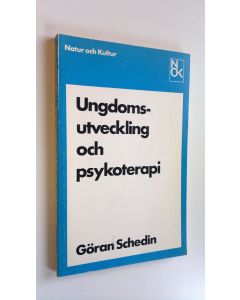 Kirjailijan Göran Schedin käytetty kirja Ungdomsutveckling och psykoterapi
