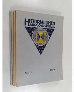 käytetty kirja Historiallinen aikakauskirja vuosikerta 1959 (1-4)