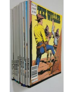 käytetty kirja Tex Willer vuosikerta 1988 (puuttuu nrot 1,2,3,6,8,9)