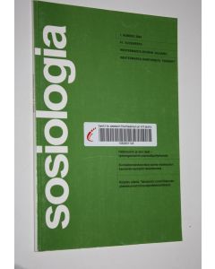 käytetty kirja Sosiologia 1/2004 : Westermarck-seuran julkaisu