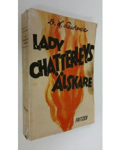 Kirjailijan D. H. Lawrence käytetty kirja Lady Chatterleys älskare