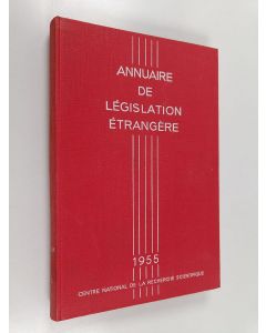 käytetty kirja Annuaire de législation étrangére