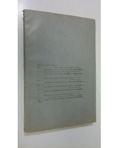 Kirjailijan Axel Heinrichs käytetty kirja Fennia 21 : Isförhållandena i Östersjön och dess vikar 1, Material ; Studier i Finlands Antropologi IV. Ögon- och hårfärg. Med 2 plancher., ym.