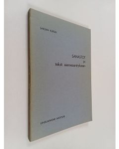 käytetty kirja Sanastot ja teksti äänneäänitykseen : Saksan kurssi